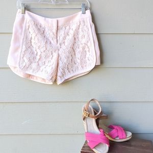Laundry Shelly Segal romanticBlush Lace Shorts